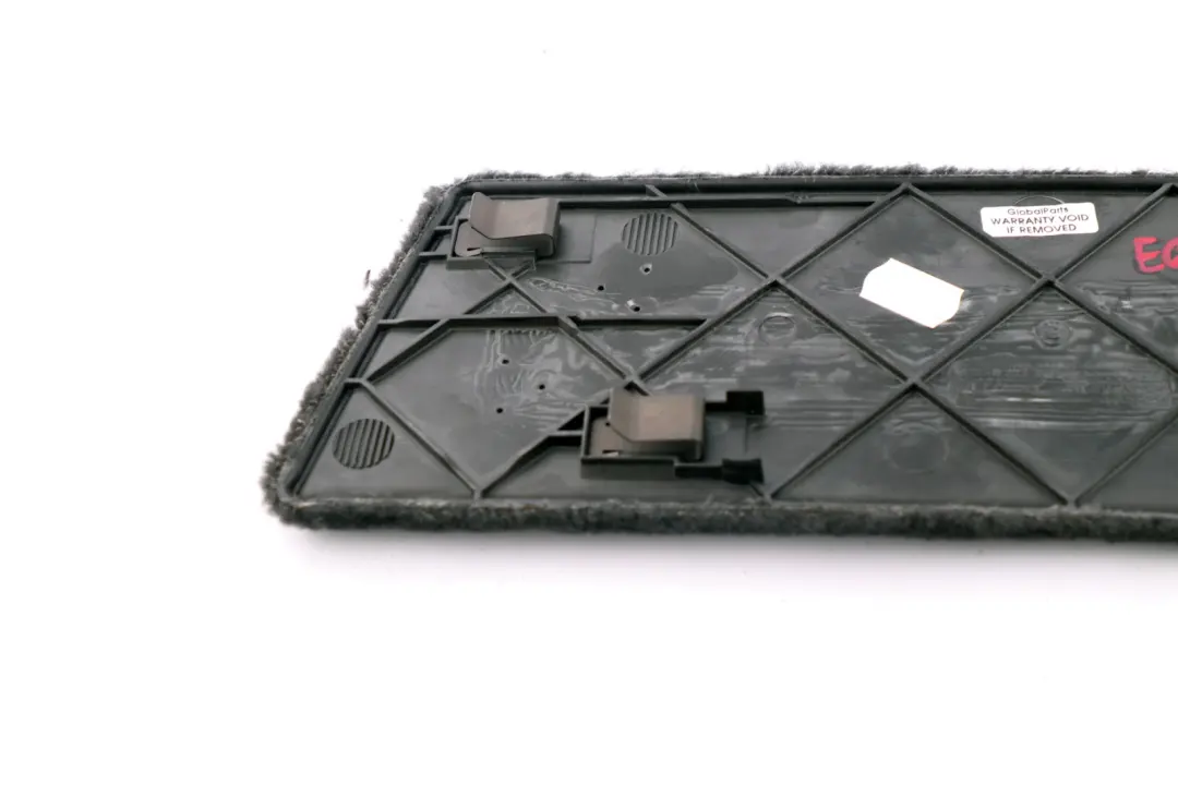 BMW E65 E66 Panel Embellecedor Consola Central Trasera Derecha Negro Antracita - SKU 8223314 - Número de pieza 8223314