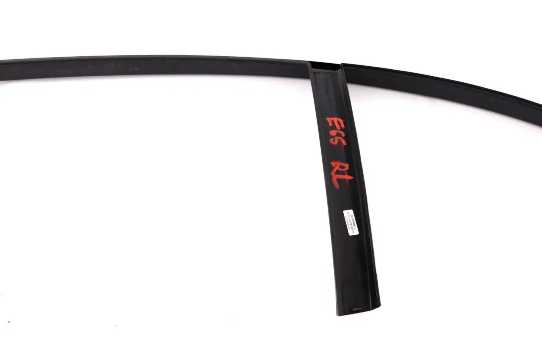 BMW E65 Rear Door Window Frame Cover Gasket Sill Left N/S - SKU 8223755 - Part number 8223755