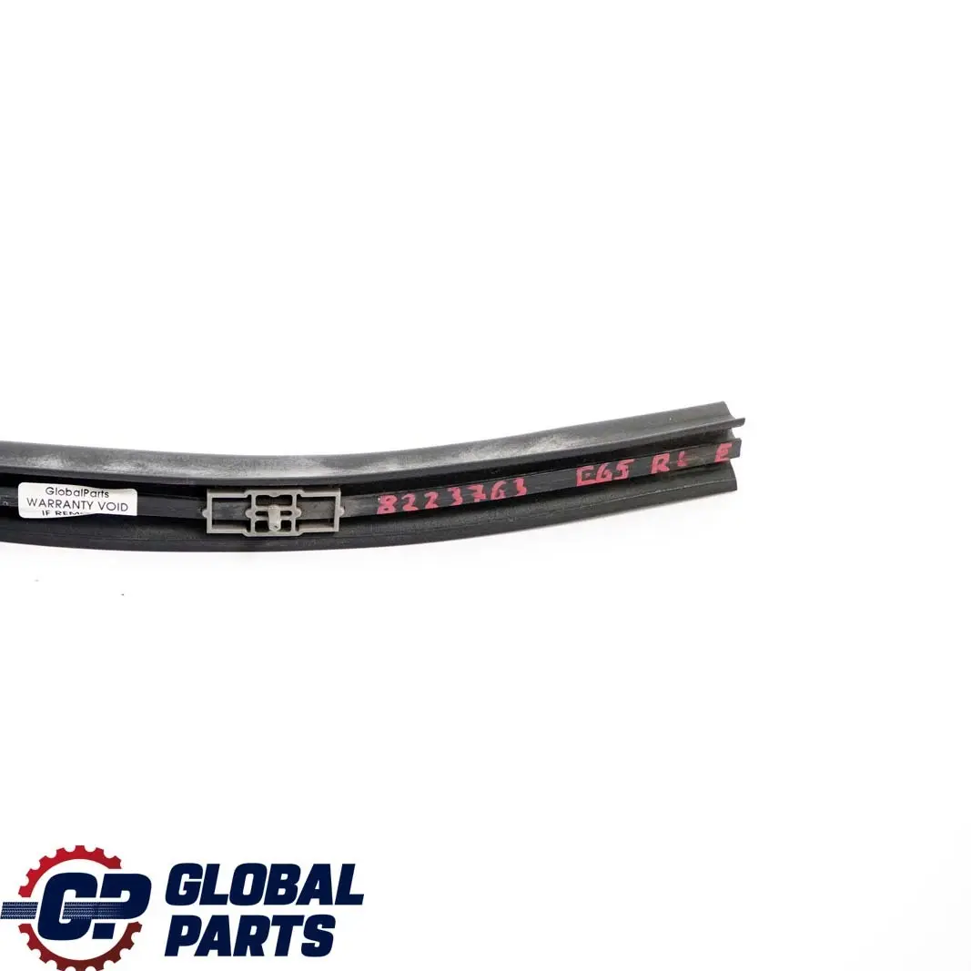 BMW E65 E66 Door Weatherstrip Rear Seal Gasket C Column Left N/S - SKU 8223763 - Part number 8223763