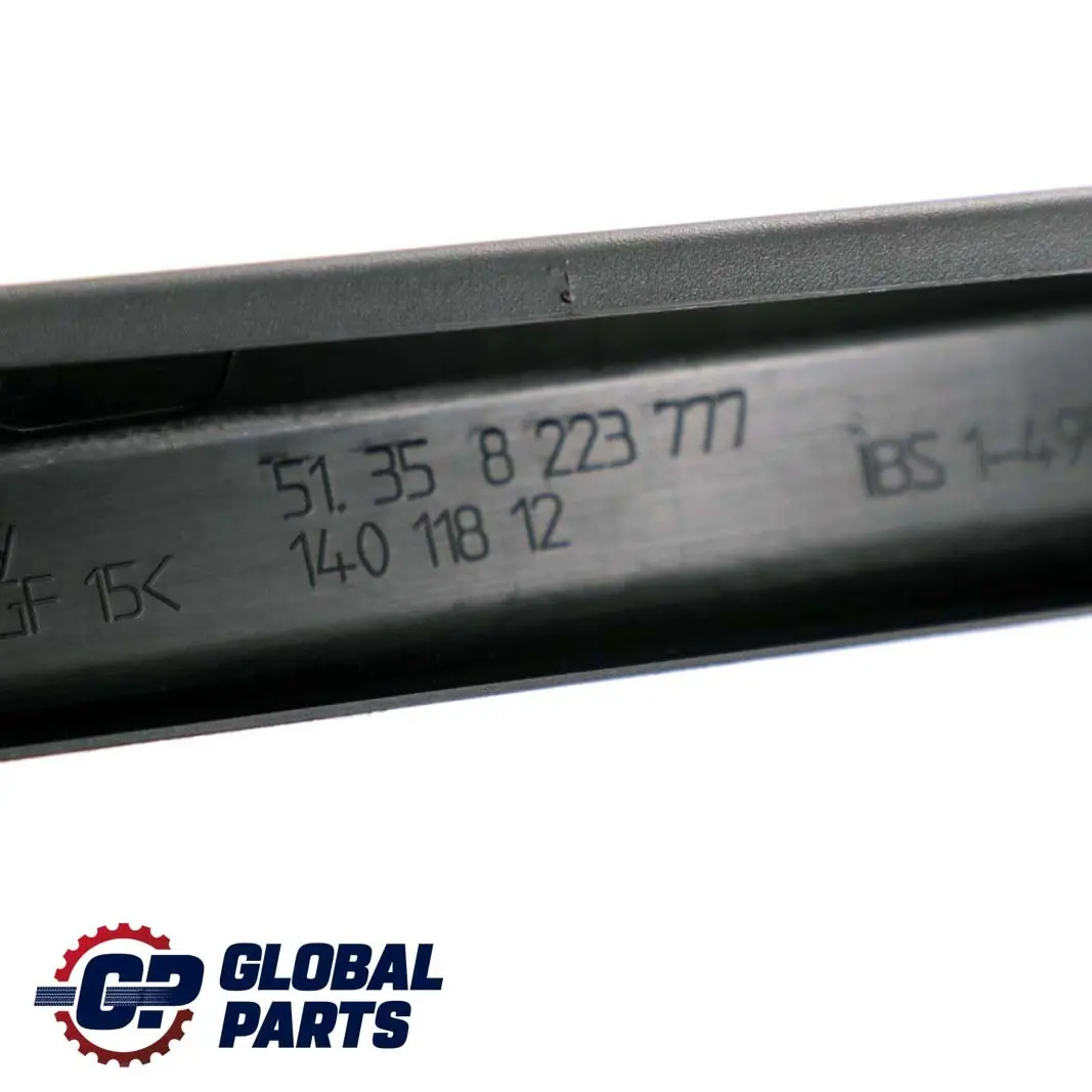 BMW 7 Series E66 Rear Left N/S Door Window Frame Trim Cover Black - SKU 8223777 - Part number 8223777