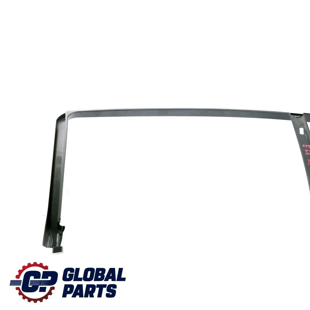 BMW 7 Series E66 Rear Left N/S Door Window Frame Trim Cover Black - SKU 8223777 - Part number 8223777
