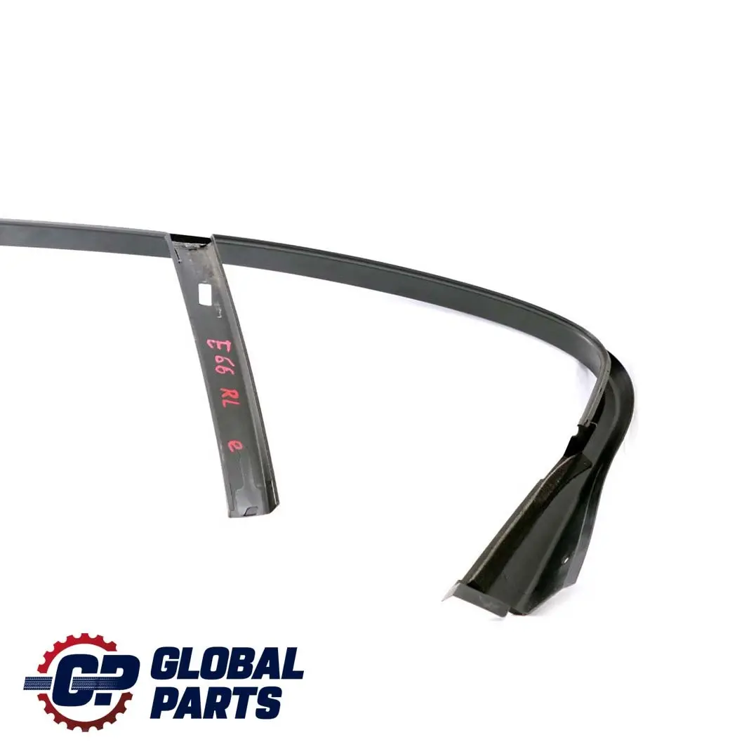 BMW 7 Series E66 Rear Left N/S Door Window Frame Trim Cover Black - SKU 8223777 - Part number 8223777