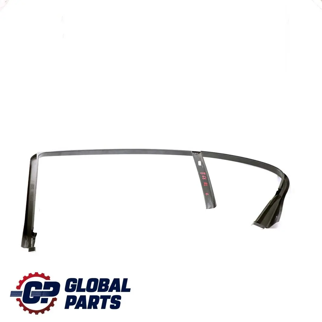 BMW 7 Series E66 Rear Left N/S Door Window Frame Trim Cover Black - SKU 8223777 - Part number 8223777