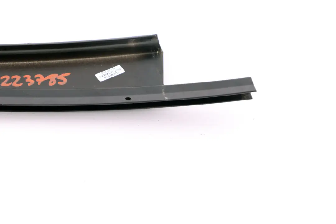 Finisher Window Frame B-pillar Rear Left Door BLACK N/S to BMW 7 Series E65 E66 with Part number 8223785 BMW 7 Series E65 E66 Finisher Window Frame B-pillar Rear Left Door BLACK N/S - SKU 8223785 - Part number 8223785