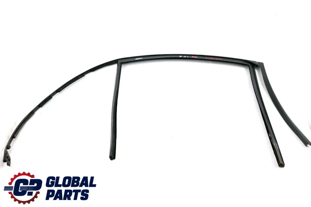 BMW 7 Series E65 Left N/S Rear Door Window Guide Seal Rubber - SKU 8223807 - Part number 51358223807