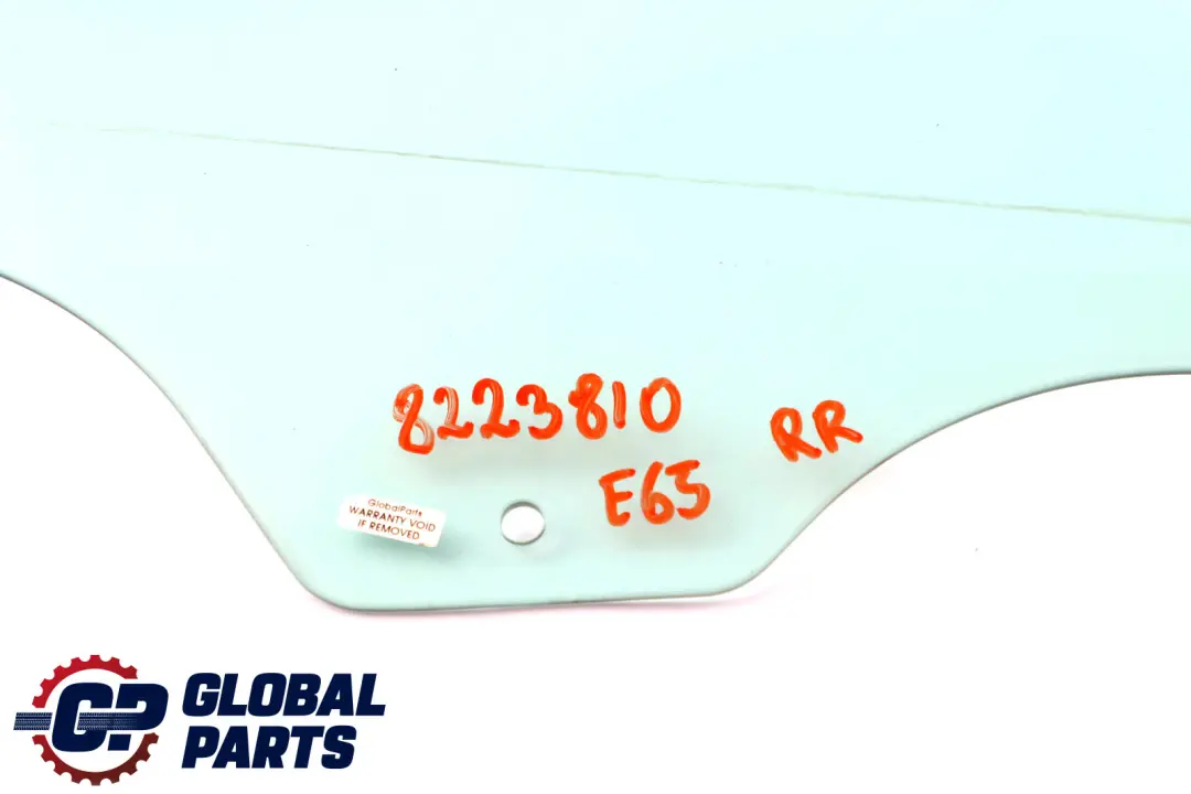BMW E65 E66 Fensterscheibe Hinten Rechts Grün AS2 - SKU 8223810 - Teilenummer 8223810