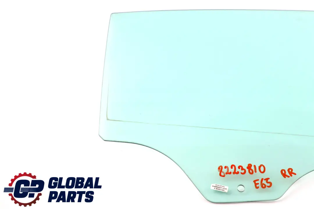 Cristal Ventana Trasera Derecha Verde AS2 para BMW E65 E66 con número de pieza 8223810 BMW E65 E66 Cristal Ventana Trasera Derecha Verde AS2 - SKU 8223810 - Número de pieza 8223810
