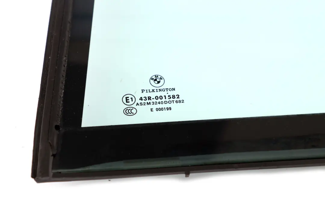 BMW 7 Series E65 E66 Side Window Glass Green Rear Left N/S AS2 - SKU 8223813 - Part number 8223813