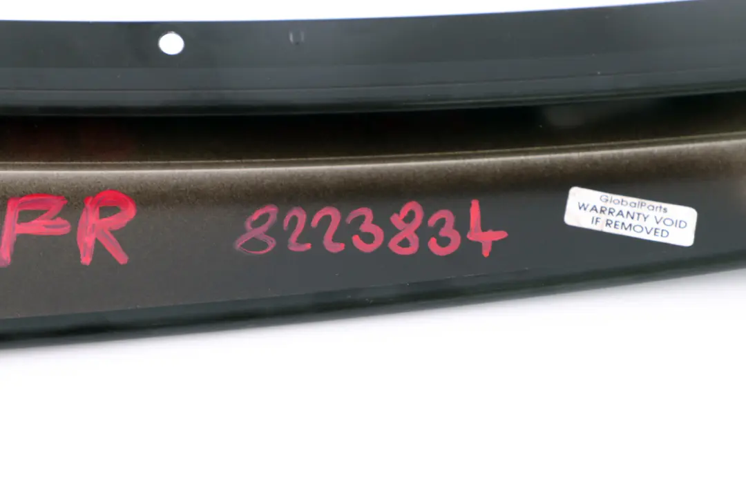 Acabado Marco Ventana B-Pilar Delantero Derecho Puerta Negro para BMW E65 E66 con número de pieza 8223834 BMW E65 E66 Acabado Marco Ventana B-Pilar Delantero Derecho Puerta Negro - SKU 8223834 - Número de pieza 8223834