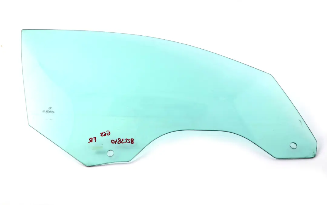 Anteriore Destro T?rseite Finestra di Vetro Verde AS2 per BMW E65 E66 con numero di parte 8223840 BMW E65 E66 Anteriore Destro T?rseite Finestra di Vetro Verde AS2 - SKU 8223840 - Numero di parte 8223840