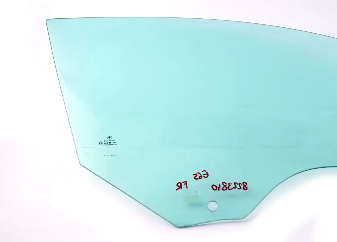 Anteriore Destro T?rseite Finestra di Vetro Verde AS2 per BMW E65 E66 con numero di parte 8223840 BMW E65 E66 Anteriore Destro T?rseite Finestra di Vetro Verde AS2 - SKU 8223840 - Numero di parte 8223840