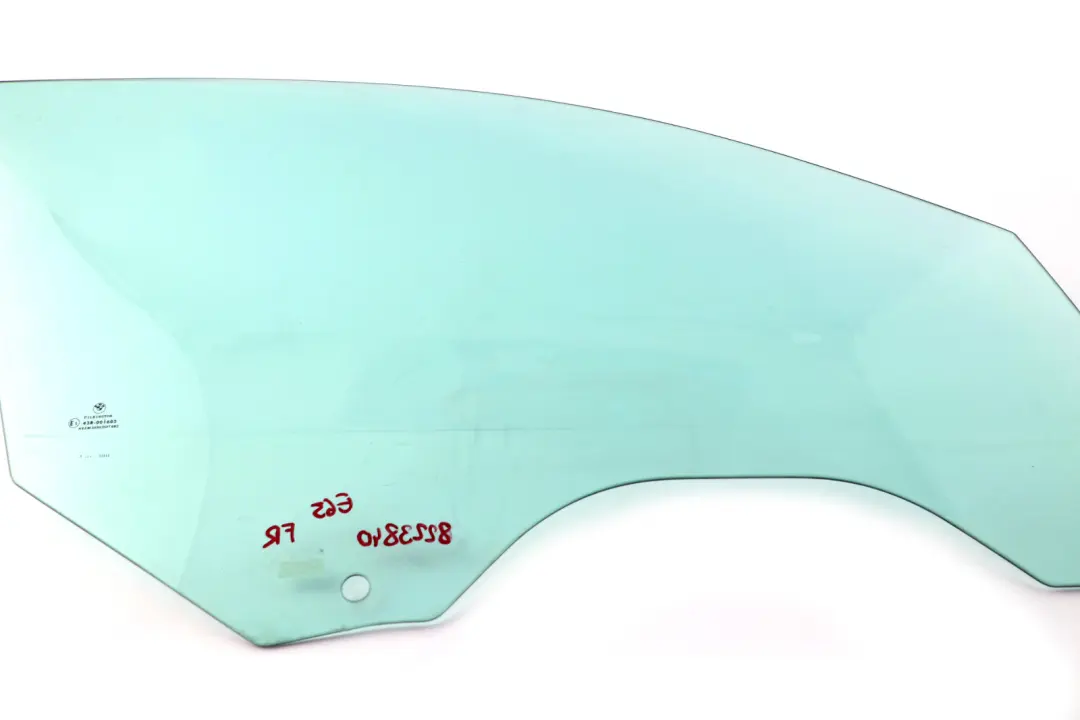 BMW E65 E66 Puerta Delantera Derecha Cristal Ventana Lateral Verde AS2 - SKU 8223840 - Número de pieza 8223840