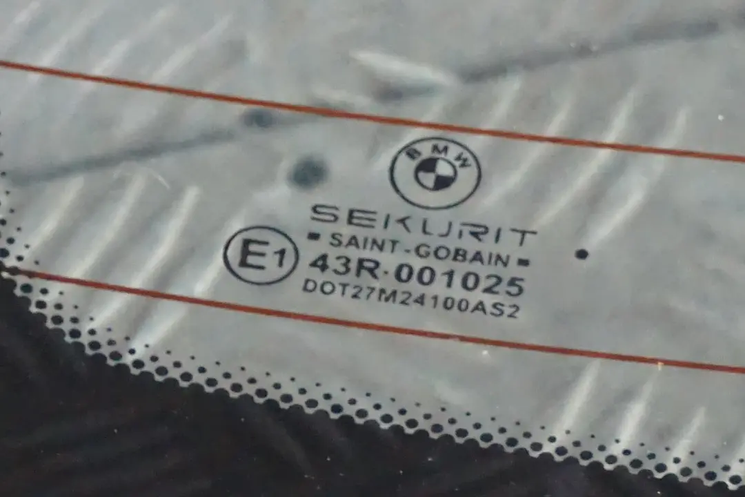 BMW 7 Series E65 E66 Rear Window Glass AS2 Green - SKU 8223845 - Part number 8223845