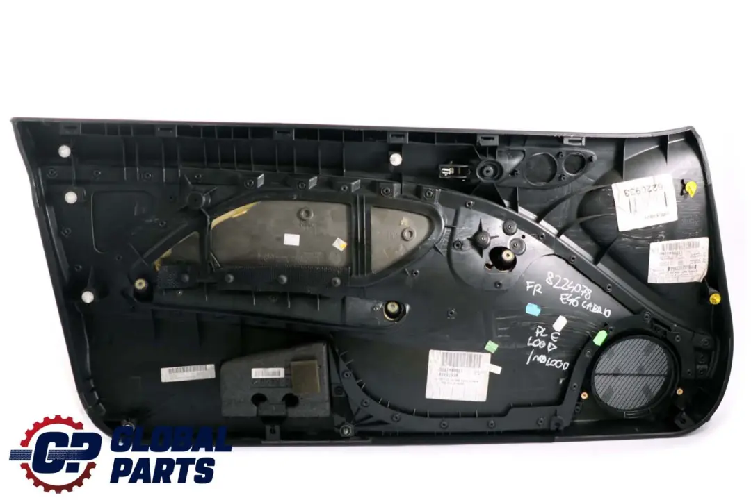 BMW E46 Coupe Convertible Front Right O/S Trim Panel Door Card Leather Montana - SKU 8224078 - Part number 8224078