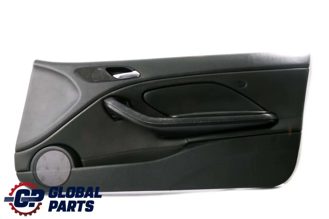 BMW 3 E46 Coupe Cabrio Türverkleidung Vorn Rechts Leder Montana Schwarz - SKU 8224078 - Teilenummer 8224078