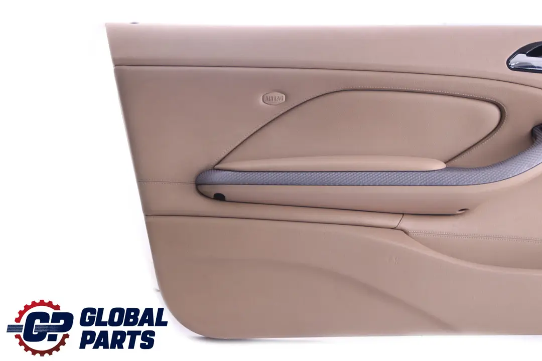 Reihe E46 Coupe Cabrio Türverkleidung Vorn Links Leder Montana Beige für BMW 3 mit Teilenummer 8224081 BMW 3 Reihe E46 Coupe Cabrio Türverkleidung Vorn Links Leder Montana Beige - SKU 8224081 - Teilenummer 8224081
