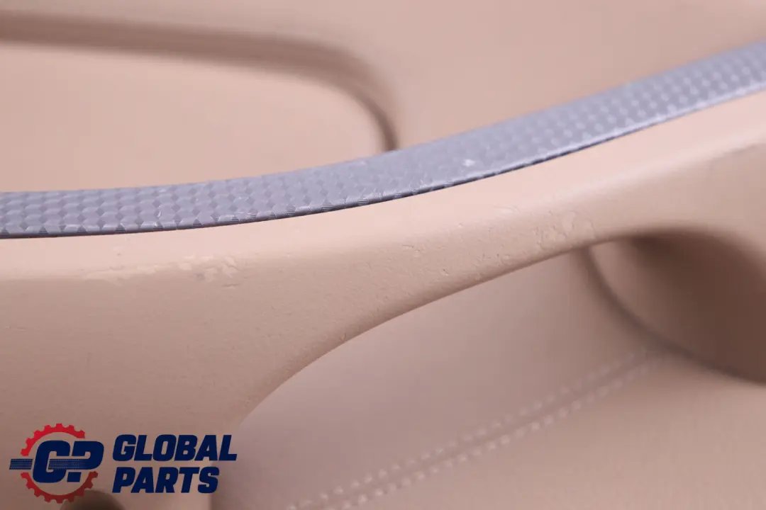 BMW 3 E46 Coupe Convertible Front Left N/S Trim Panel Door Card Leather Beige - SKU 8224081 - Part number 8224081