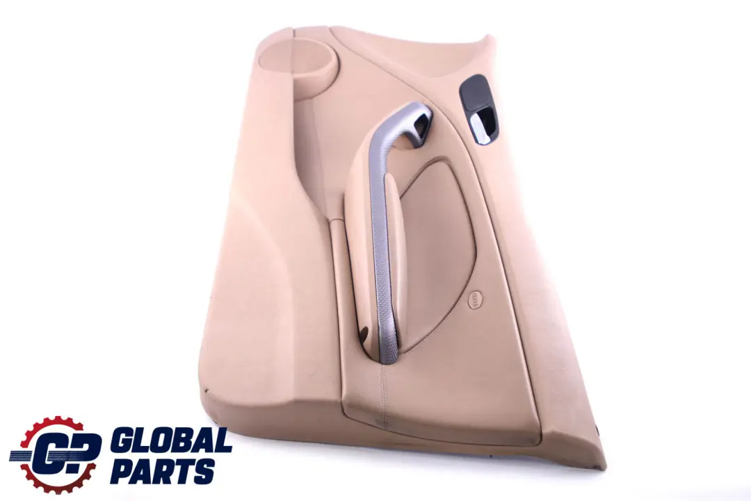 BMW 3 E46 Coupe Convertible Front Right O/S Trim Panel Door Card Leather Beige - SKU 8224082 - Part number 8224082