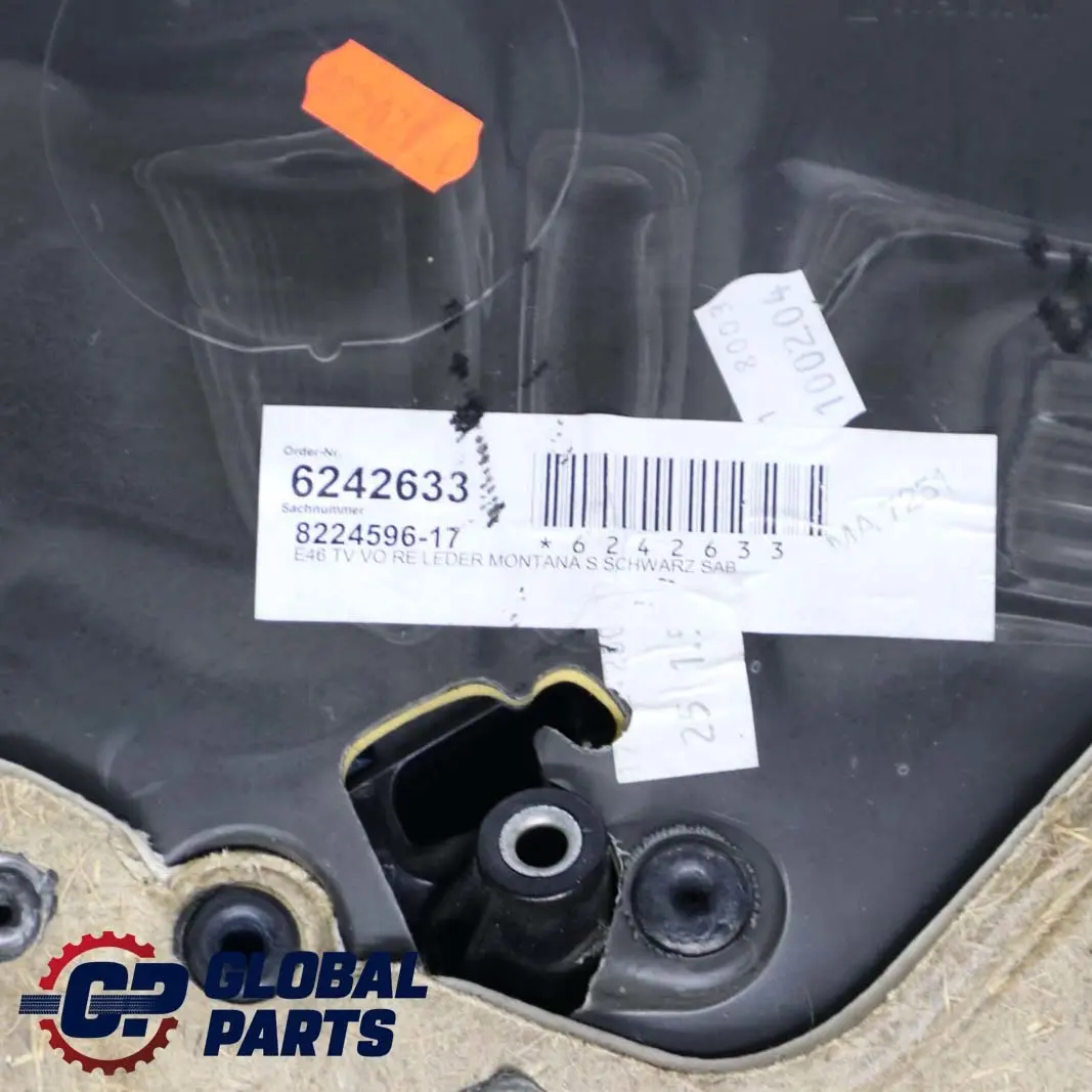 Boczek Drzwi Prawy Przód Skóra Czarna do BMW E46 o numerze 8224596 BMW E46 Boczek Drzwi Prawy Przód Skóra Czarna - SKU 8224596 - Numer Części 8224596