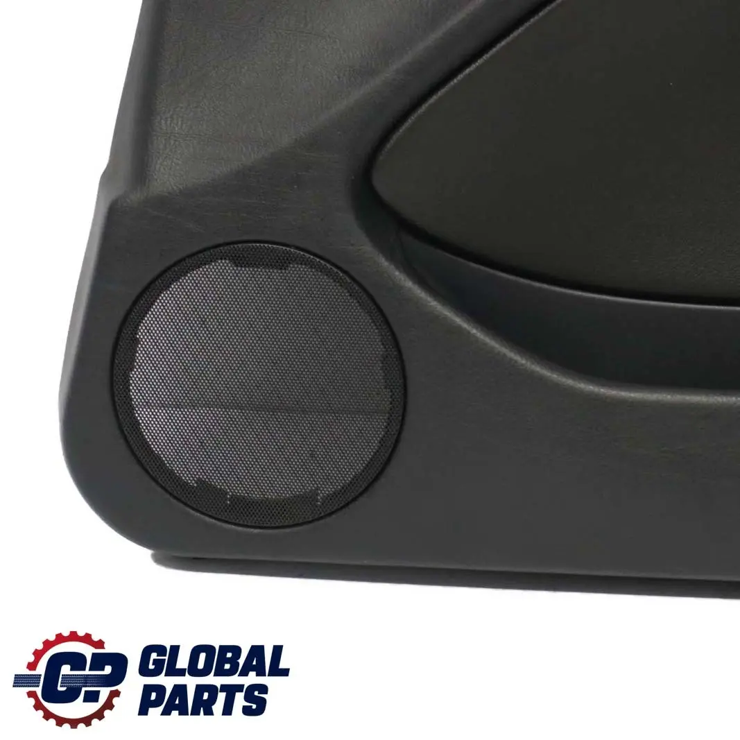BMW E46 Berlina Touring Anteriore Destra Trim Panel Porta Scheda Pelle Nero - SKU 8224596 - Numero di parte 8224596