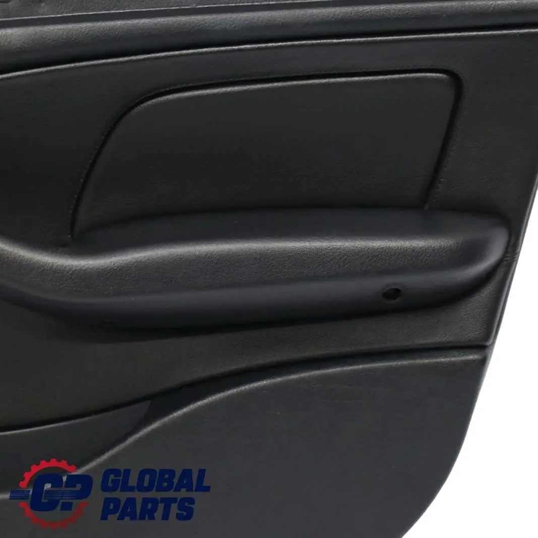 BMW E46 Boczek Drzwi Prawy Przód Skóra Czarna - SKU 8224596 - Numer Części 8224596