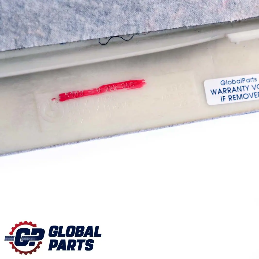 ITS Verkleidung C-Säule Hinten Rechts Hellgrau für BMW 3 er E46 Limousine mit Teilenummer 8222346 BMW 3 er E46 Limousine ITS Verkleidung C-Säule Hinten Rechts Hellgrau - SKU 8225574 - Teilenummer 8222346