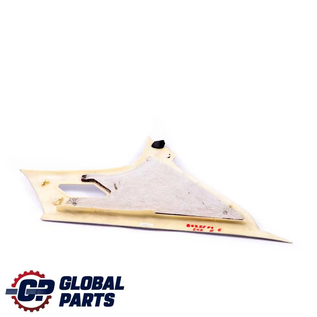 Trim Panel C-Column Rear Right O/S Light Grey to BMW 3 Series E46 Saloon with Part number 8222346 BMW 3 Series E46 Saloon Trim Panel C-Column Rear Right O/S Light Grey - SKU 8225574 - Part number 8222346