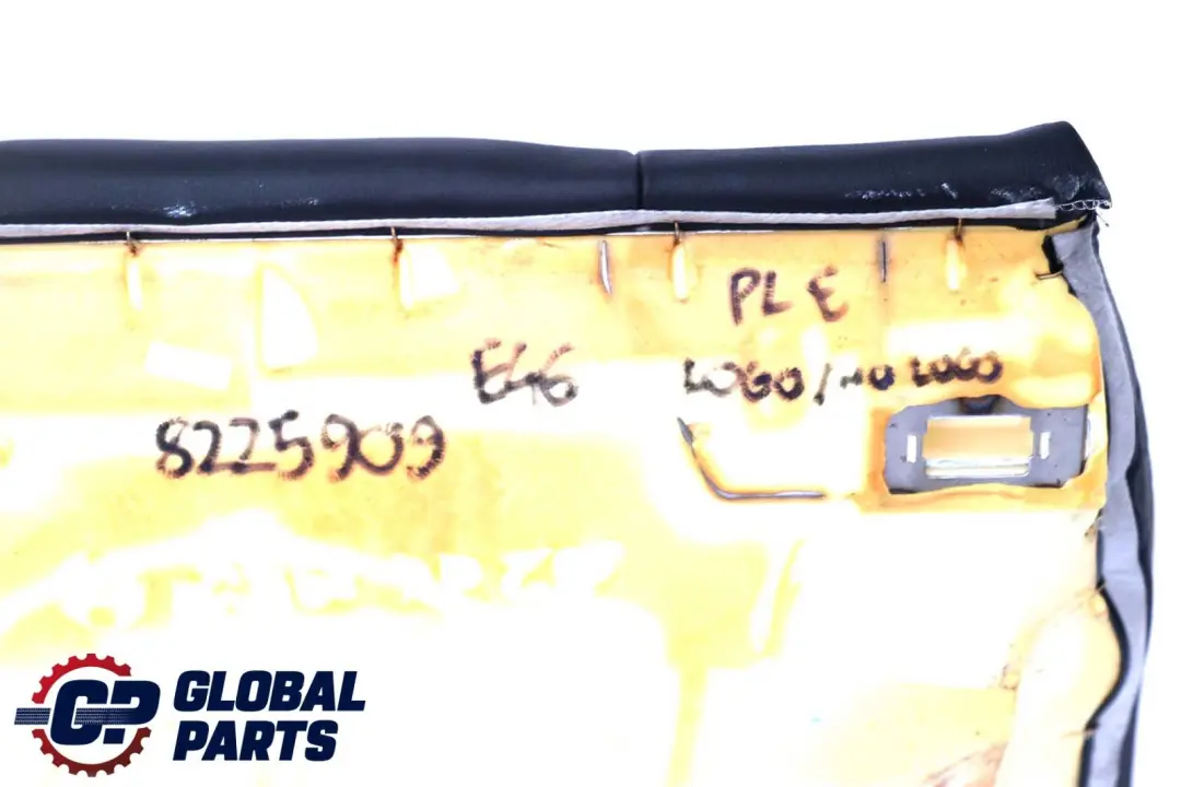 BMW 3 Reihe E46 Limousine Rücksitz Lehne Bezug Leder Montana Schwarz - SKU 8225909 - Teilenummer 8225909