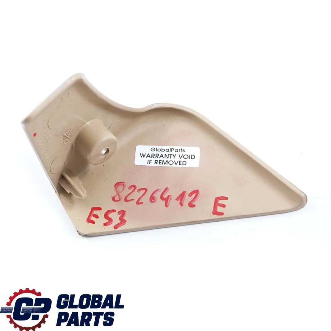 Couverture Interieur Droite Avant Beige Clair pour BMW X5 E53 à propos du numéro de pièce 8226300 BMW X5 E53 Couverture Interieur Droite Avant Beige Clair - SKU 8226412 - Numéro de pièce 8226300