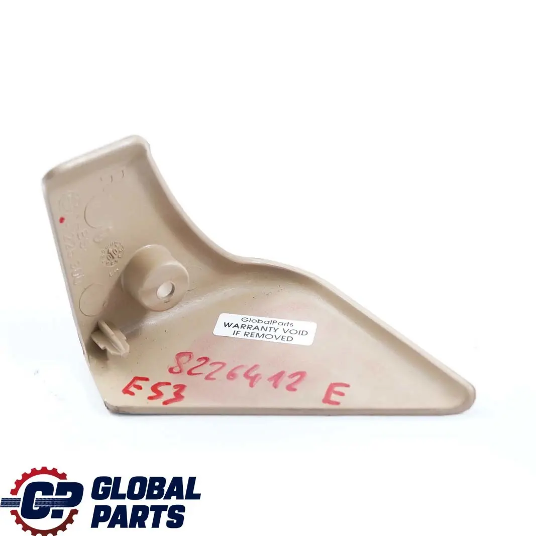 Couverture Interieur Droite Avant Beige Clair pour BMW X5 E53 à propos du numéro de pièce 8226300 BMW X5 E53 Couverture Interieur Droite Avant Beige Clair - SKU 8226412 - Numéro de pièce 8226300