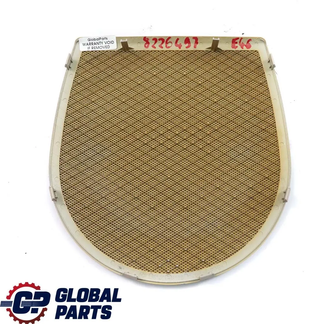 Loudspeaker Rear Shelf Light Biege to BMW 3 Series E46 Saloon Cover with Part number 8226497 BMW 3 Series E46 Saloon Cover Loudspeaker Rear Shelf Light Biege - SKU 8226497 - Part number 8226497