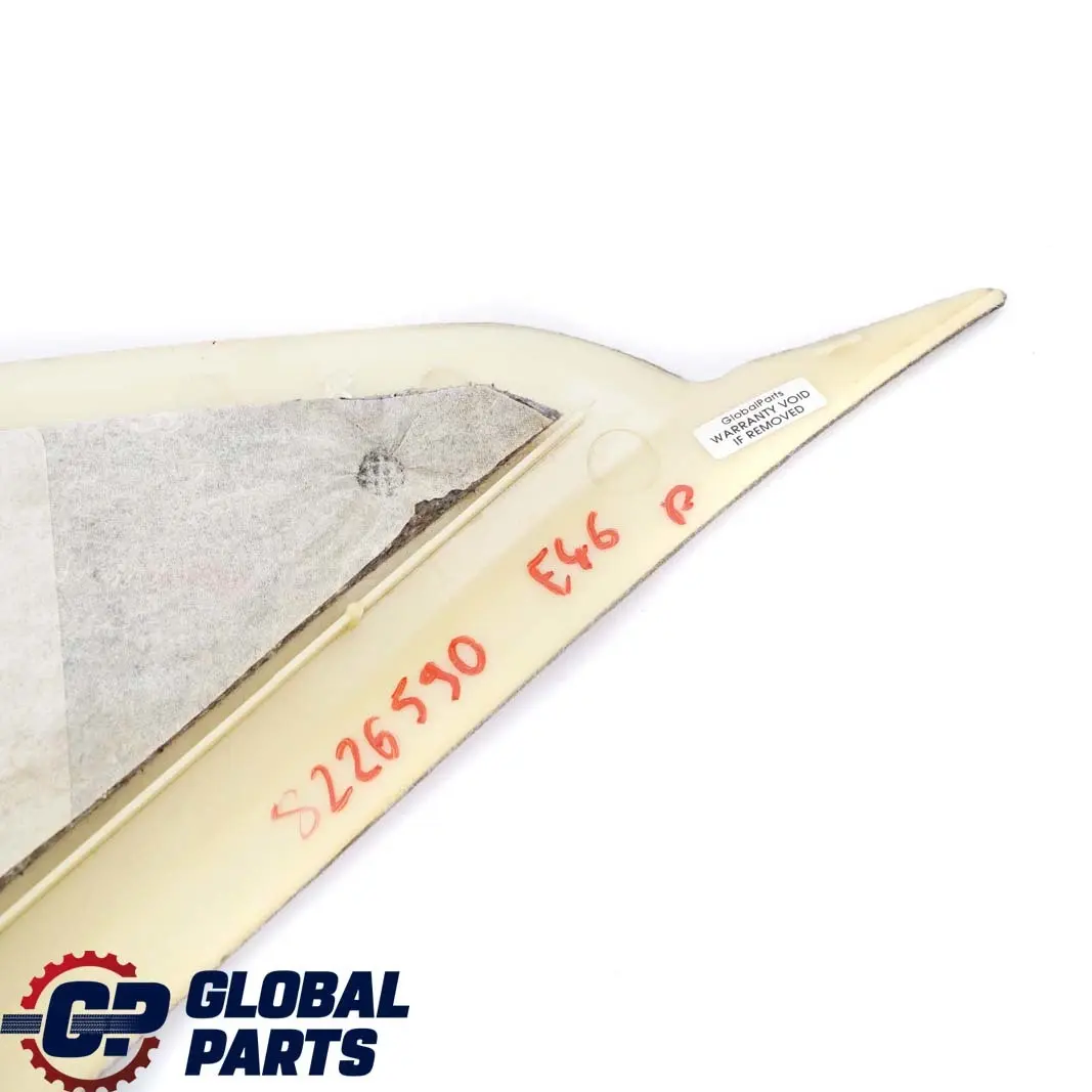 Trim Cover Panel C-Pillar Rear Right O/S Light Beige to BMW 3 E46 Saloon with Part number 8222346 BMW 3 E46 Saloon Trim Cover Panel C-Pillar Rear Right O/S Light Beige - SKU 8226590 - Part number 8222346