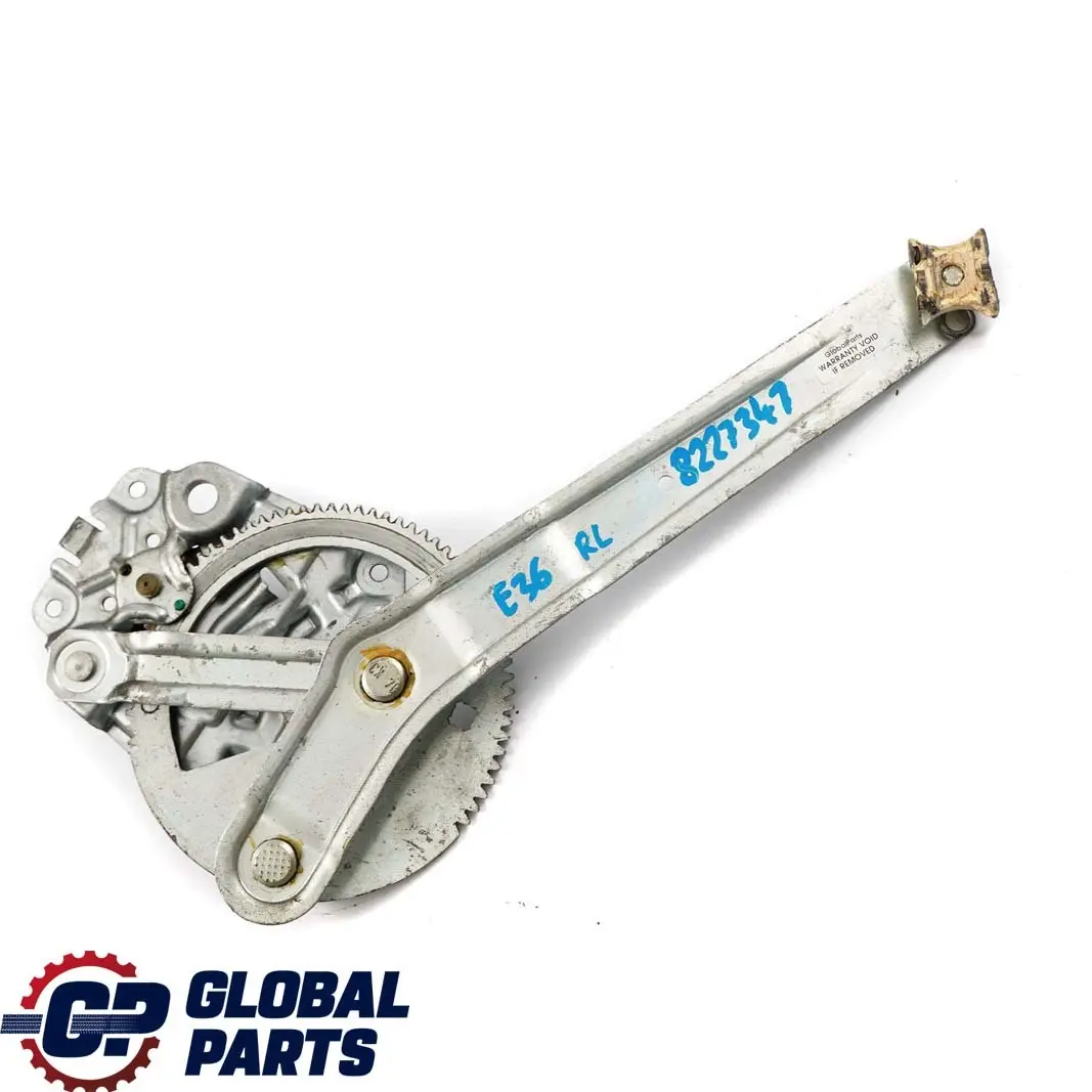 Puerta Trasera Izquierda Elevalunas Manual para BMW E36 Berlina Touring con número de pieza 8227347 BMW E36 Berlina Touring Puerta Trasera Izquierda Elevalunas Manual - SKU 8227347 - Número de pieza 8227347