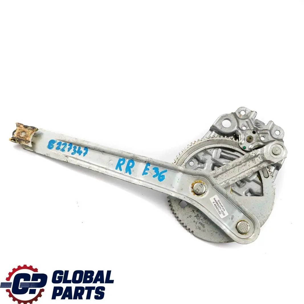 BMW E36 Berlina Touring Porta Posteriore Destra Alzacristalli Manuale - SKU 8227348 - Numero di parte 8227348