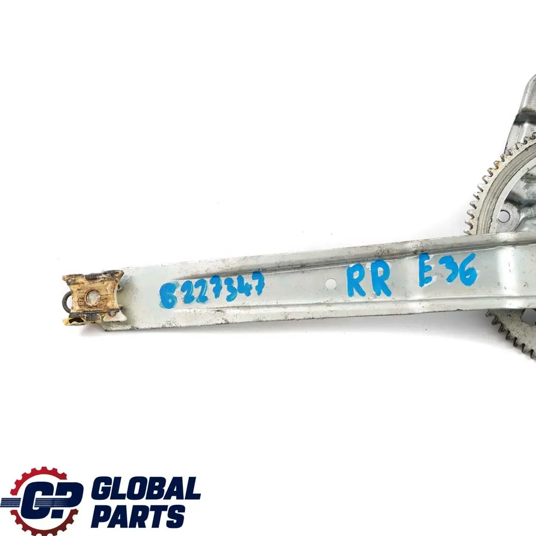 Podnośnik szyby prawy tył do BMW E36 Sedan Kombi o numerze 8227348 BMW E36 Sedan Kombi Podnośnik szyby prawy tył - SKU 8227348 - Numer Części 8227348