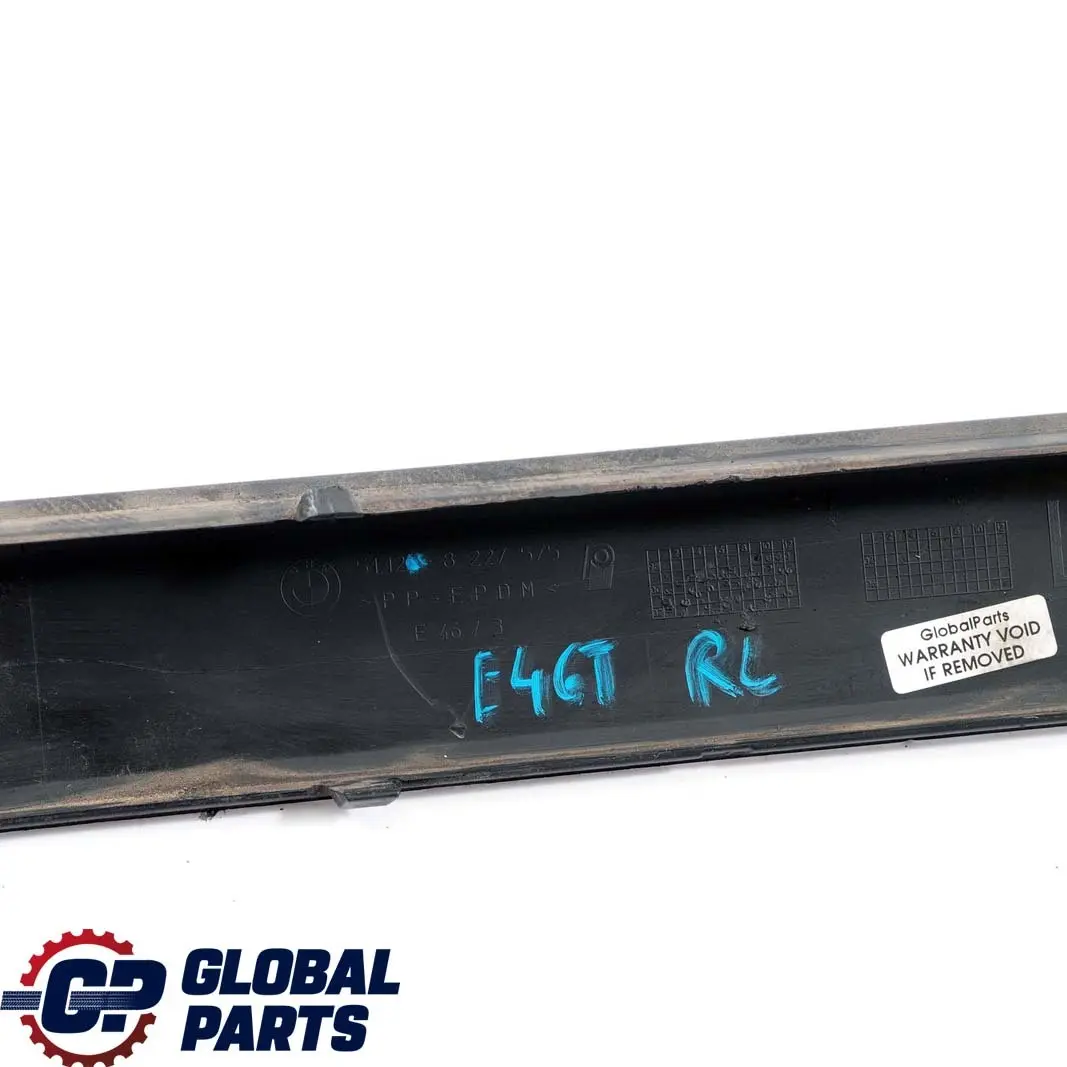BMW 3 E46 Touring Protective Rubber Strip Rear Left N/S Bumper Trim - SKU 8227575 - Part number 8227575