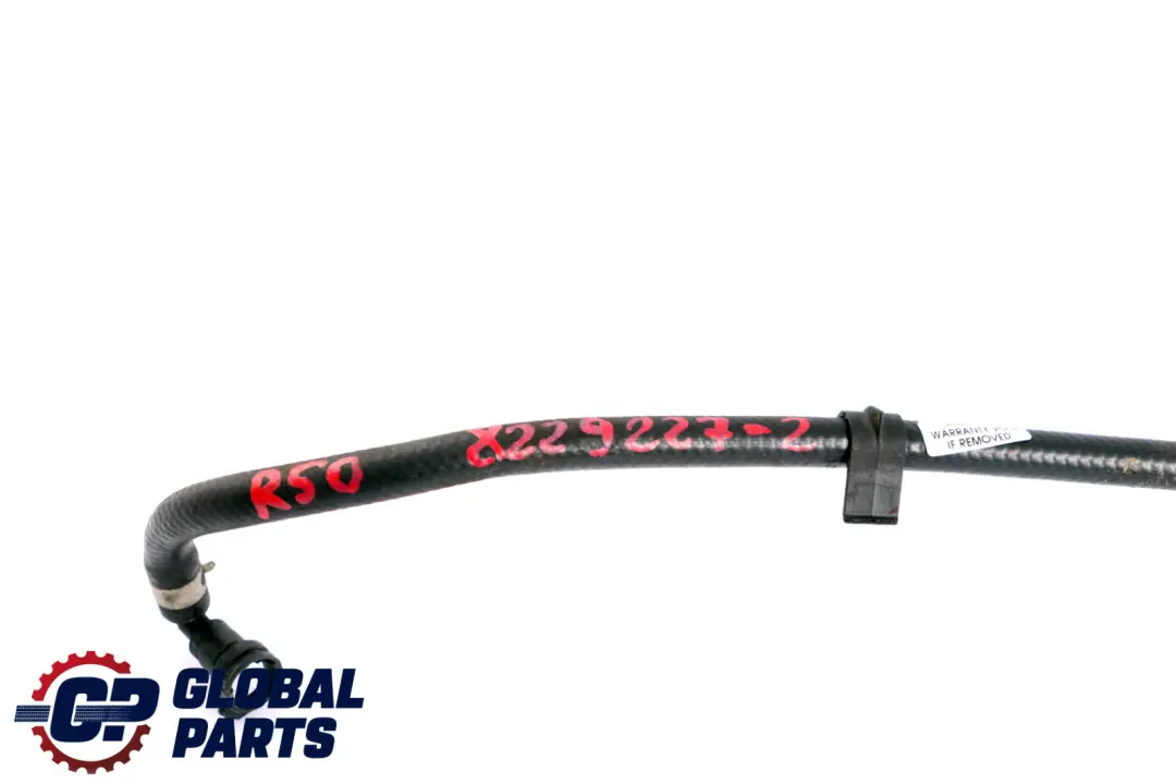 Headlight Washer Pump Pipe to Mini Cooper One R50 R52 R53 Xenon with Part number 8229227 Mini Cooper One R50 R52 R53 Xenon Headlight Washer Pump Pipe - SKU 8229227-2 - Part number 8229227