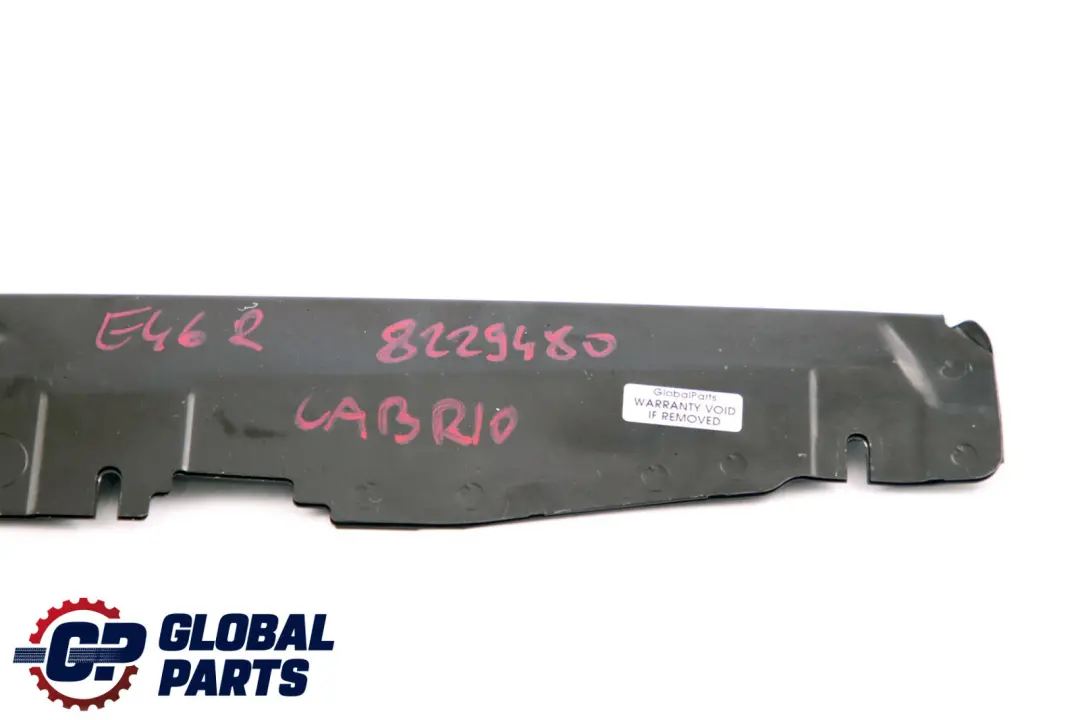 Right O/S Window Connection Angle to BMW 3 Series E46 Cabrio Rear with Part number 8229480 BMW 3 Series E46 Cabrio Rear Right O/S Window Connection Angle - SKU 8229480 - Part number 8229480