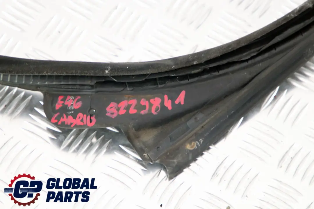 Roof Frame Gasket Seal to BMW 3 Series E46 Cabrio Convertible Hardtop with Part number 8229841 BMW 3 Series E46 Cabrio Convertible Hardtop Roof Frame Gasket Seal - SKU 8229841 - Part number 8229841