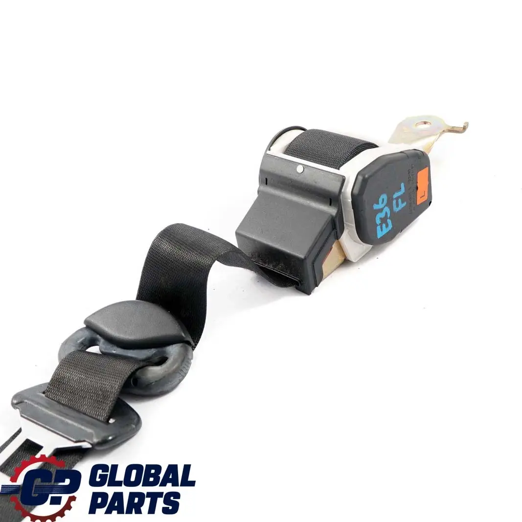 Upper Belt Force Limiter Front Left N/S Black to BMW 3 Series E36 Seat with Part number 8229859 BMW 3 Series E36 Seat Upper Belt Force Limiter Front Left N/S Black - SKU 8229859 - Part number 8229859