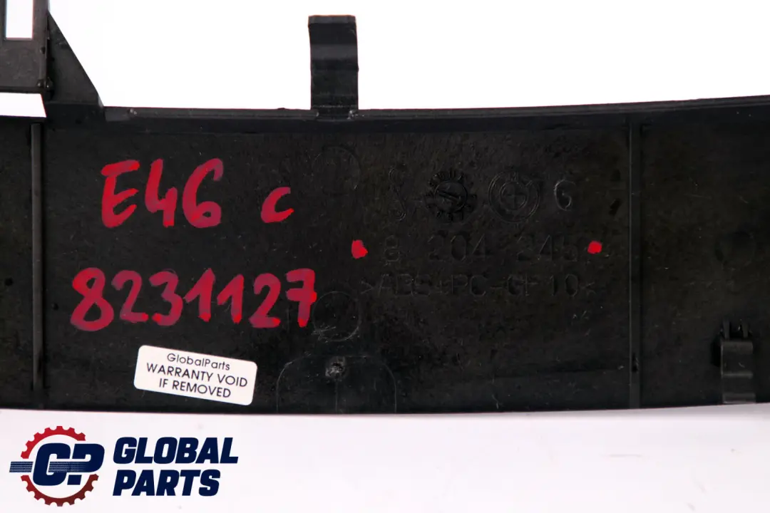 Gitter Innenausstattung Anthracite 8204245 für BMW 3 er E46 Coupe mit Teilenummer 8231127 BMW 3 er E46 Coupe Gitter Innenausstattung Anthracite 8204245 - SKU 8231127 - Teilenummer 8231127