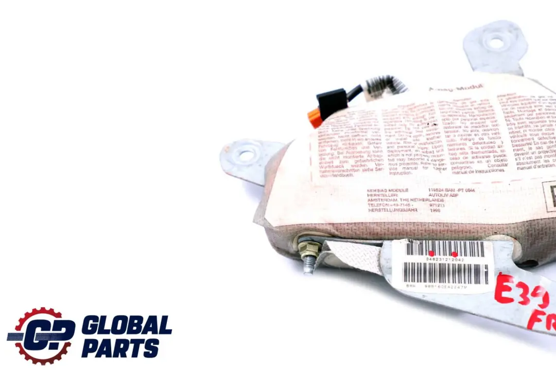 BMW E38 E39 Module Air Porte Avant Droite - SKU 8231212 - Numéro de pièce 8231212