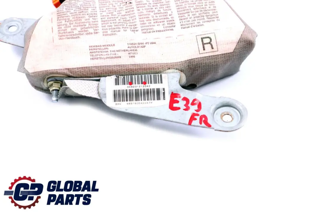 BMW E38 E39 Right Front Door Air Module O/S - SKU 8231212 - Part number 8231212