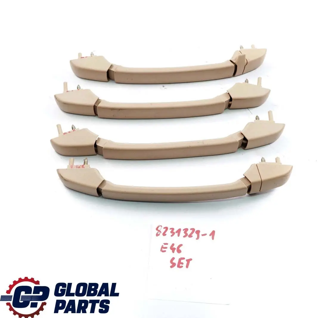 Haltegriff Dachgriff Vorne Hinten Links Rechts ITS Set Beige für BMW 3 er E46 mit Teilenummer 8231329 BMW 3 er E46 Haltegriff Dachgriff Vorne Hinten Links Rechts ITS Set Beige - SKU 8231329-1 - Teilenummer 8231329