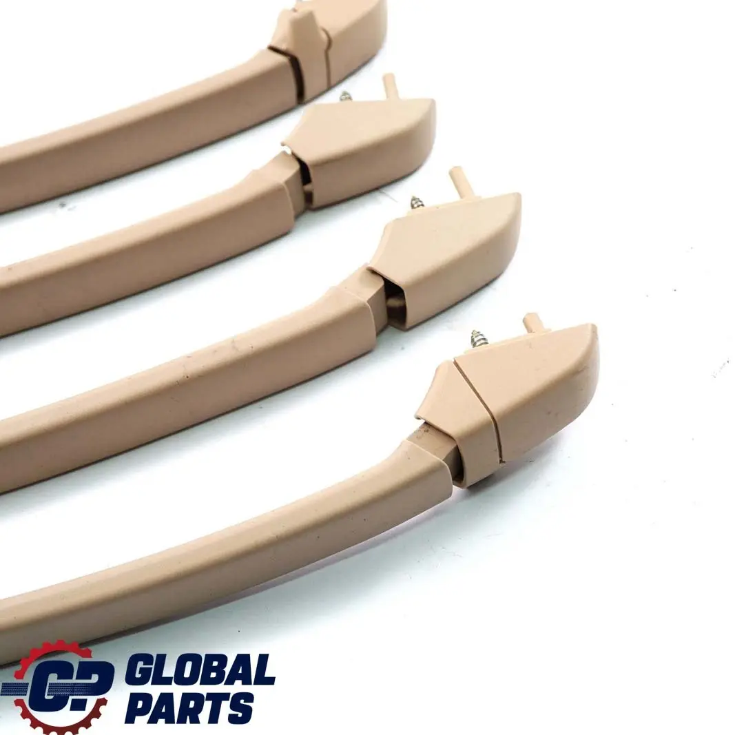BMW E46 Roof Grab Handle ITS Headlining Front Rear Left Right N/O/S Set Beige - SKU 8231329-1 - Part number 8231329