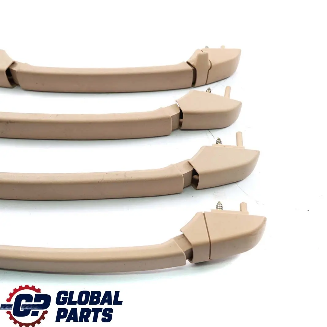 BMW E46 Roof Grab Handle ITS Headlining Front Rear Left Right N/O/S Set Beige - SKU 8231329-1 - Part number 8231329