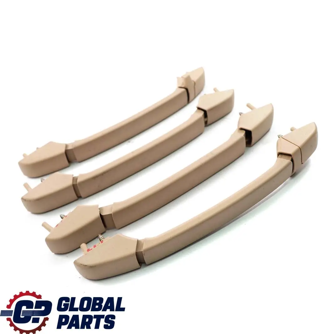 BMW E46 Roof Grab Handle ITS Headlining Front Rear Left Right N/O/S Set Beige - SKU 8231329-1 - Part number 8231329