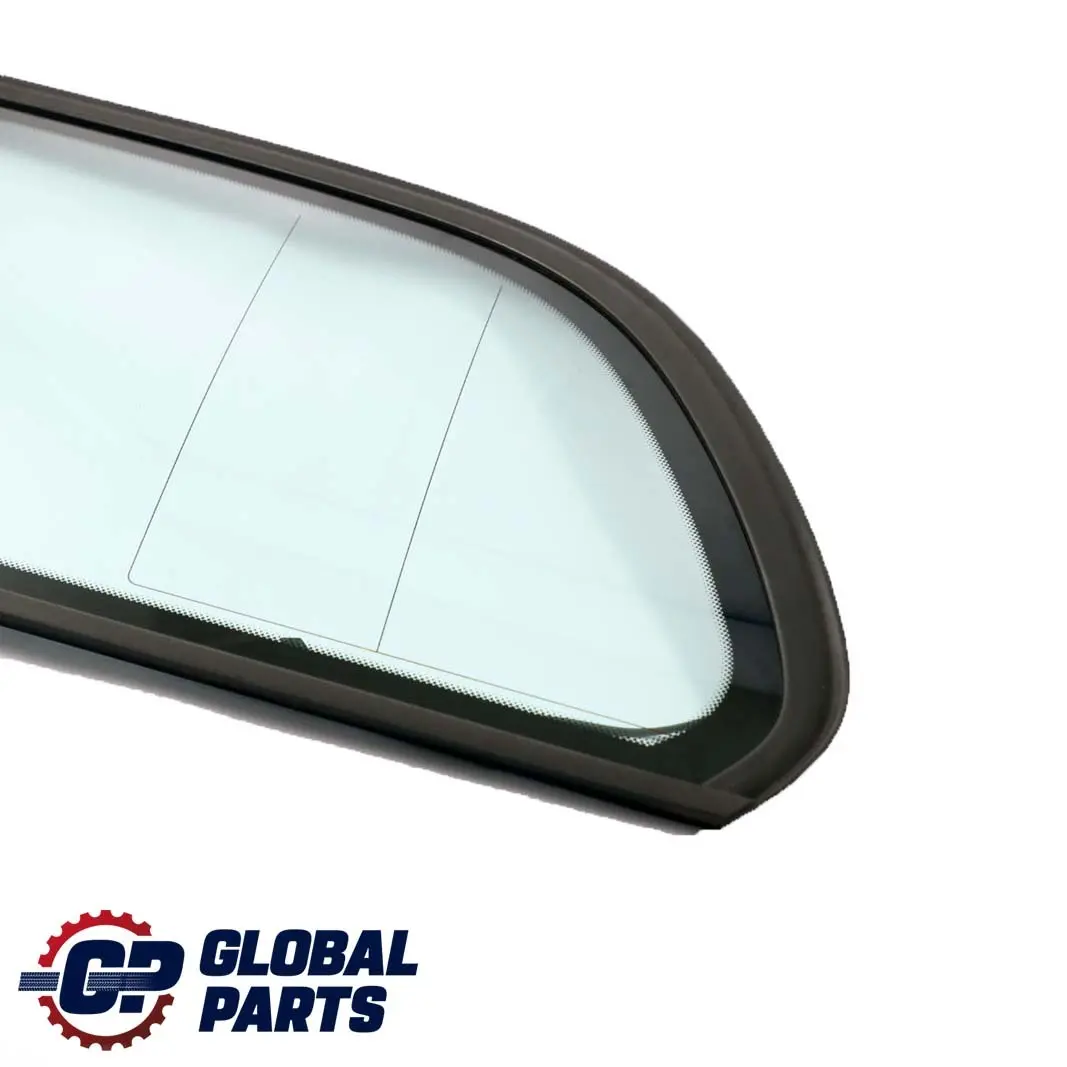 BMW E46 Touring Trasero Izquierdo Lado Cuarto Ventana Vidrio Verde AS2 - SKU 8231851 - Número de pieza 8231851