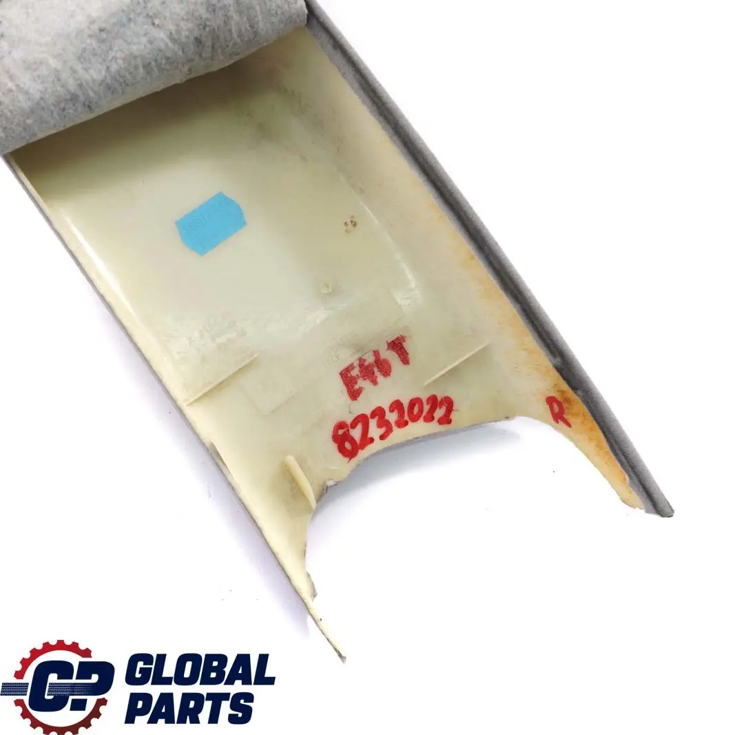 Column C-Pillar Trim Rear Right O/S Light Grey 8209012 to BMW 3 E46 Touring Cover with Part number 8232022 BMW 3 E46 Touring Cover Column C-Pillar Trim Rear Right O/S Light Grey 8209012 - SKU 8232022 - Part number 8232022