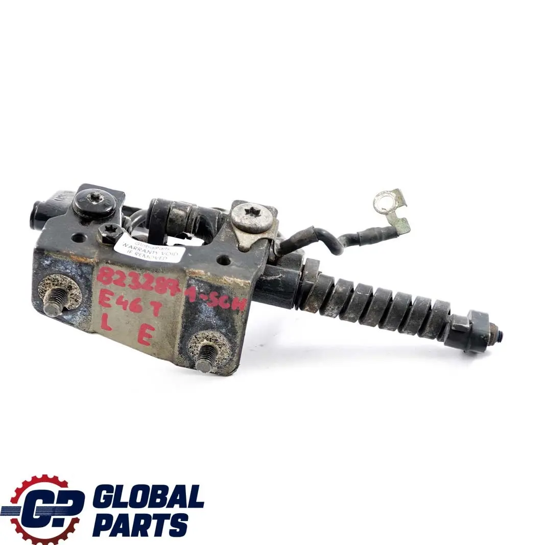 BMW 3 E46 Touring Rear Left N/S Trunk Lid Hinge Schwarz 2 Black 668 - SKU 8232871-SCH - Part number 8232871